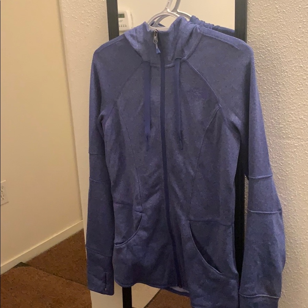 Purple hoodie sweater